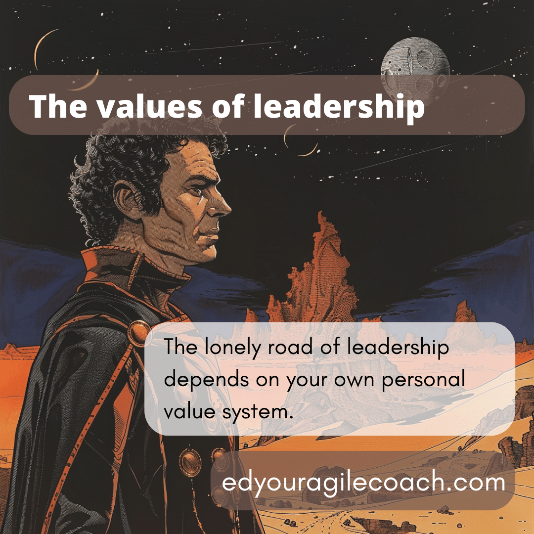 The values which shape someones leadership