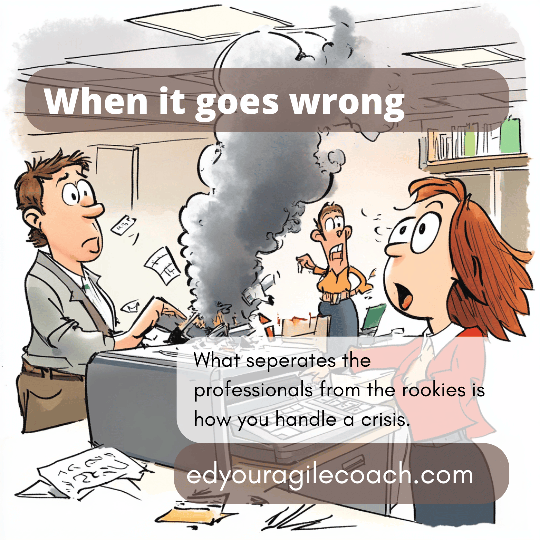 What you do when it all goes wrong.
